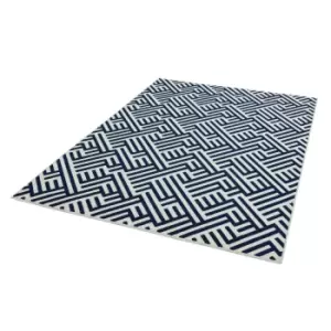 Image of Asiatic Antibes 080x150cm AN04 Blue/White Linear