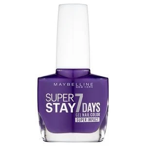 image of Maybelline 7 day SuperStay Nail Polish - All day Plum 887 Purple