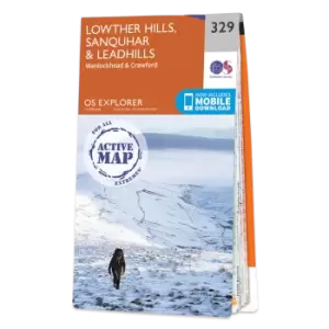 Image of Map of Lowther Hills, Sanquhar & Leadhills