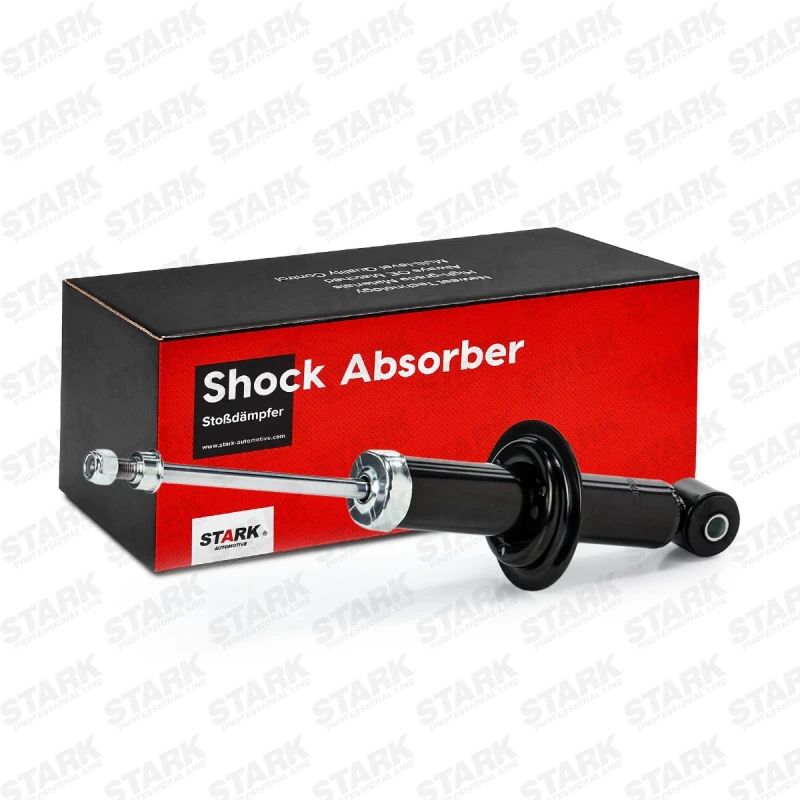 Image of STARK SKSA-0131107 Shock absorber Rear Axle, Gas Pressure, Twin-Tube, Suspension Strut, Bottom eye Shock Absorber (854)