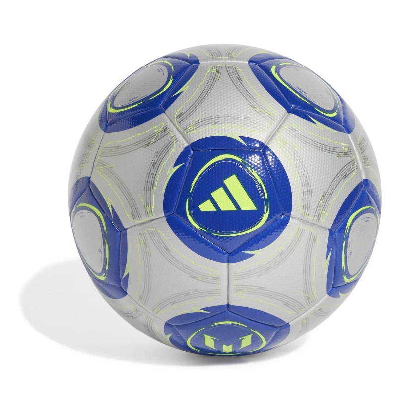 Image of adidas Messi League Football Adults Silver/Blue unisex Size 5