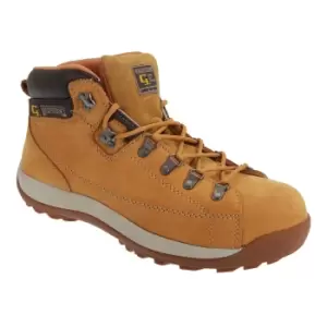 Image of Grafters Mens Lace To Toe Modern Safety Toe Cap Ankle Boots (39 EUR) (Honey)