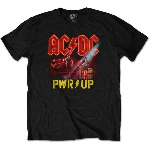 Image of AC/DC - Neon Live Unisex Large T-Shirt - Black