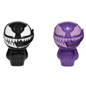 image of Marvel Venom Black And Purple Hikari XS Vinyl Figure 2 Pack