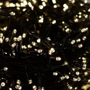 Image of Charles Bentley - 7500 LED Warm White Christmas String Light 8 Modes Waterproof - White