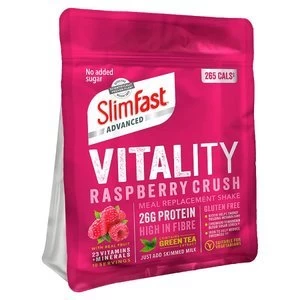 Image of SlimFast Vitality Raspberry Crush Flavour Powder 440g
