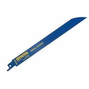 Image of IRWIN Sabre Saw Blade 614R 150mm Metal Cutting Pack of 2