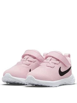 Image of Nike Revolution 6 Infant Trainer - Pink/Black, Size 5.5