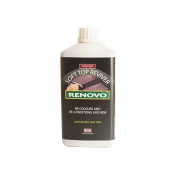 Soft Top Reviver - Dark Red - 1 Litre - RHRRED1137 - Renovo