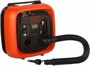 image of Black and Decker ASI400 12v High Pressure Air Compressor Pump and Inflator (Not Cordless) 12v