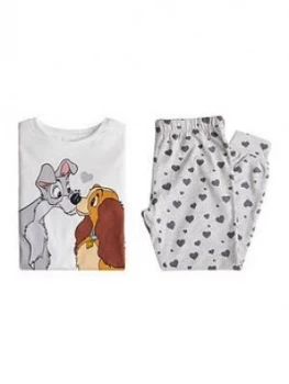 image of Mango Girls Lady And The Tramp Pyjamas - White