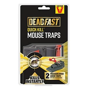 image of Deadfast Quick Kill Mouse Trap - Twin Pack