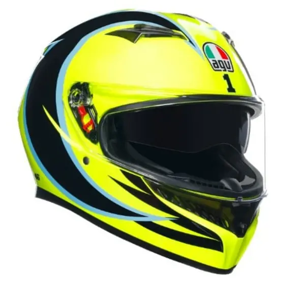 Image of AGV K3 E2206 MPLK Rossi WT Phillip Island 2005 002 Full Face Helmet XS