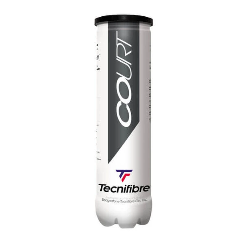 Image of Tecnifibre Court Tennis Balls - Tube of 4 Yellow unisex