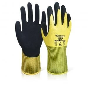 image of Wonder Grip WG 310H Comfort Hi Vis Glove 2XL Yellow Ref WG310HSYXXL