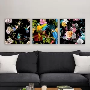 Image of P522448282 Multicolor Decorative Canvas Painting (3 Pieces)