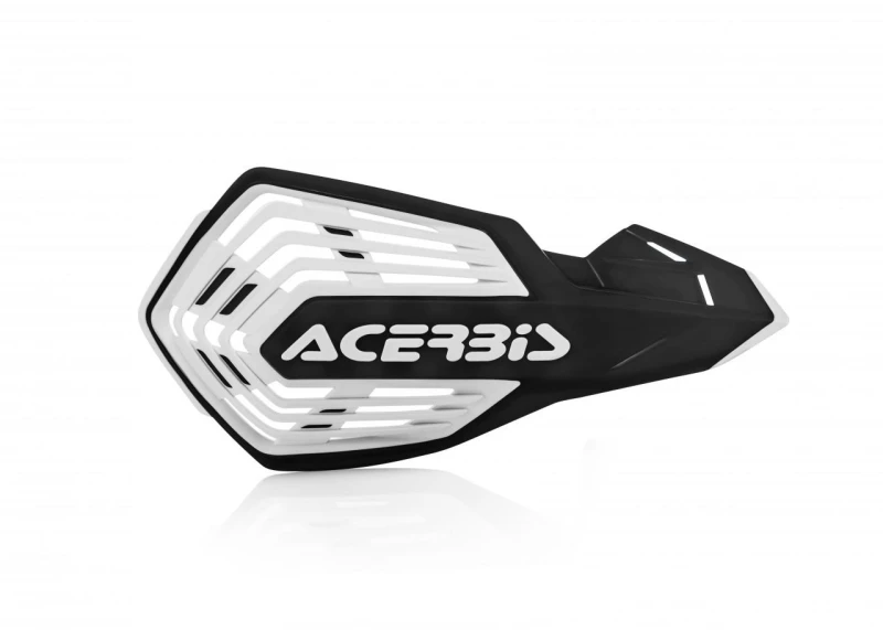 Image of 0024296.315 - Acerbis X-Future Hand Guards - Black/ White 0024296.315