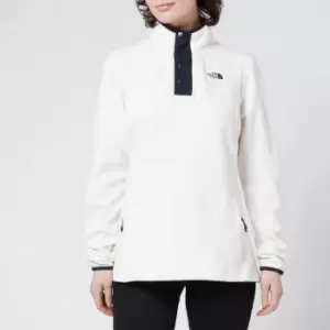 Image of The North Face Womens Homesafe 1/4 Zip Fleece Pullover - Beige - XS