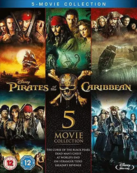 image of Pirates of the Caribbean 1-5 Boxset Bluray