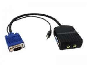 image of StarTech.com 2 Port VGA Video Splitter with Audio