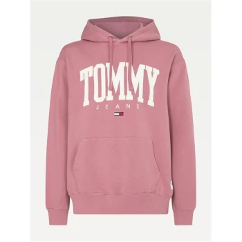 image of Tommy Jeans Collegiate Hoodie - Moss Rose