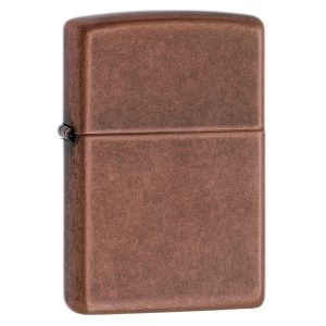Image of Zippo Unisex Antique Regular Copper Windproof Lighter