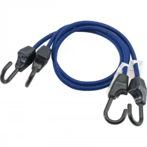 Image of Draper Heavy Duty Bungees 800mm Blue Pack of 2