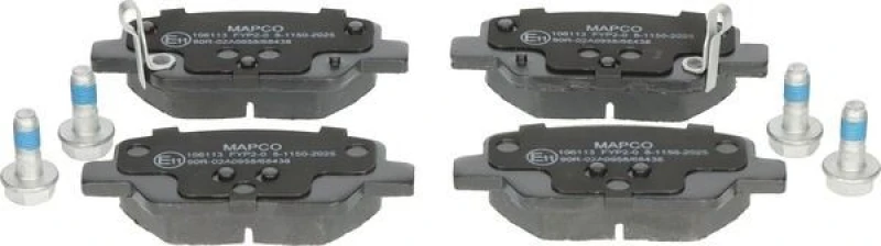 Image of Brake pad set MAPCO 106113