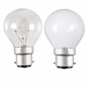 Image of Status 60W Bayonet Cap Golf Ball Bulb - Clear - 10 Pack