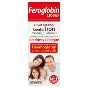 Image of Vitabiotics Feroglobin B12 Iron Supplement Liquid 200ml