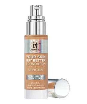 image of IT Cosmetics Your Skin But Better Foundation + Skincare Tan Cool 40