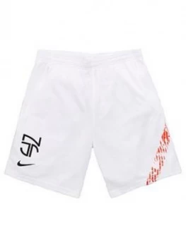 image of Nike Youth Academy Neymar Junior Shorts - White/Black