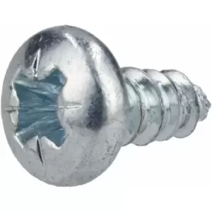 Image of R-tech - 337112 Pozi Pan Head Self-Tapping Screws No. 8 9.5mm - Pack Of 100