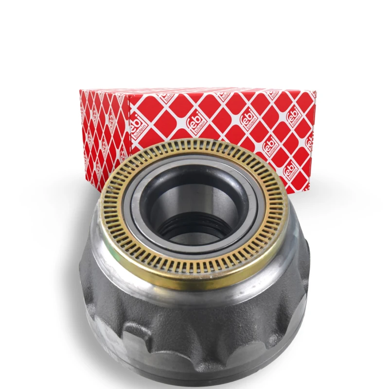 Image of FEBI BILSTEIN 174956 Wheel bearing kit Front Axle Right, with ABS sensor ring Wheel Bearing Kit (654)