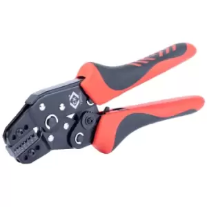 Image of CK Tools T3692A Ratchet Crimping Pliers For Bootlace Ferrules 0.14...