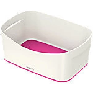 Leitz MyBox WOW Storage Tray White, Pink Plastic 24.6 x 16 x 9.8 cm