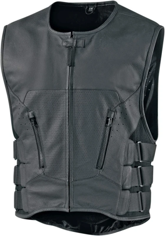 Image of Icon Regulator D30 Stripped Vest, black, Size 4XL for Men