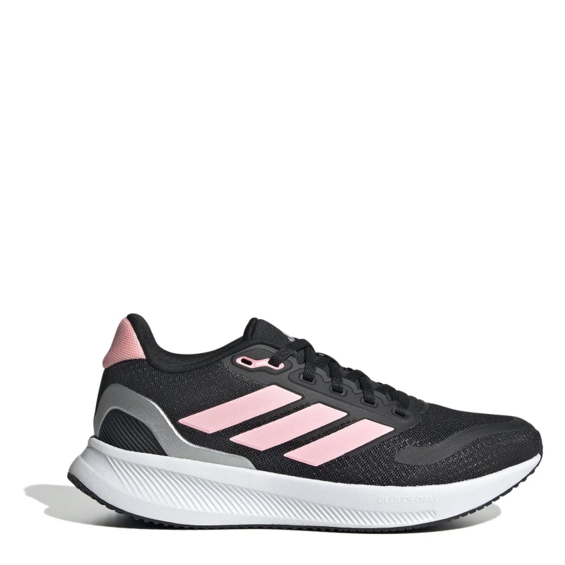 Image of adidas Runfalcon 5 Kids Trainers Black/Pink female 5.5 (38.7)