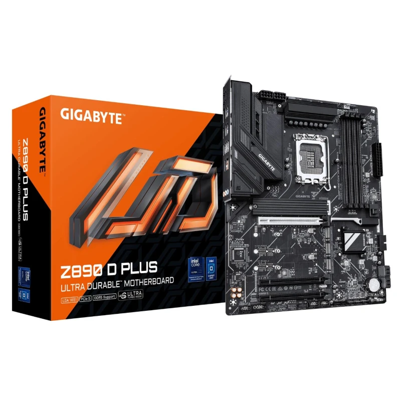 Image of Gigabyte Z890 D PLUS LGA 1851 Z890 ATX Motherboard - DDR5