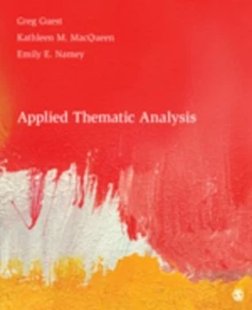 Image of Applied Thematic Analysis by Greg Guest Hardback