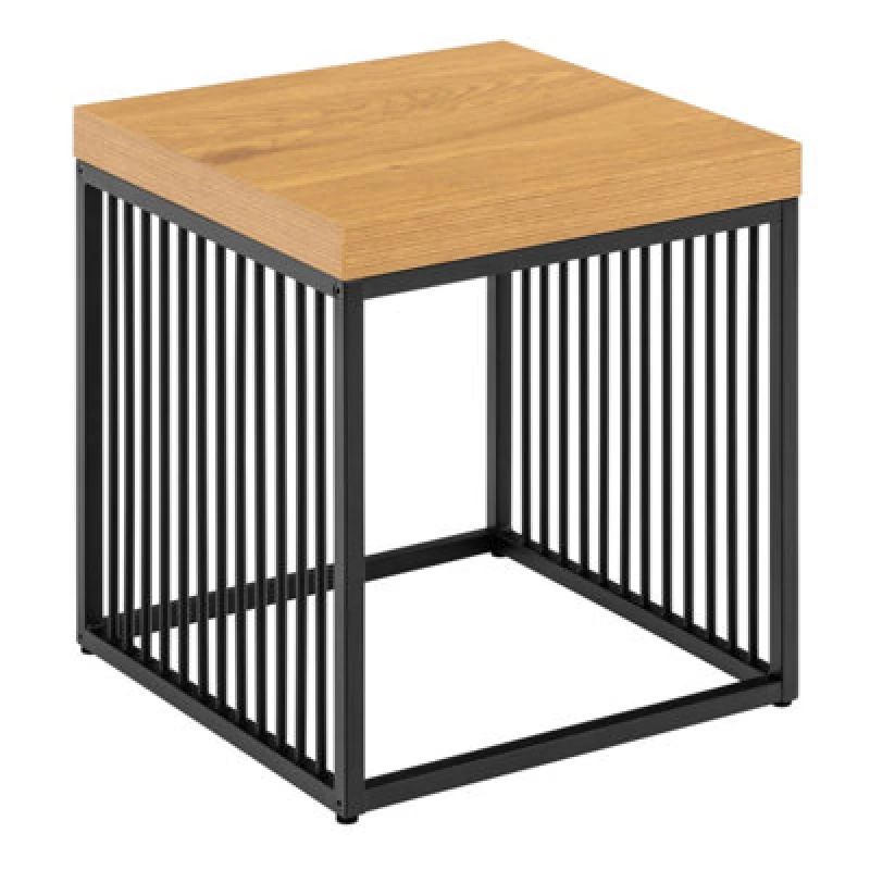 Image of Furniture To Go Strington Side Table In Black And Oak