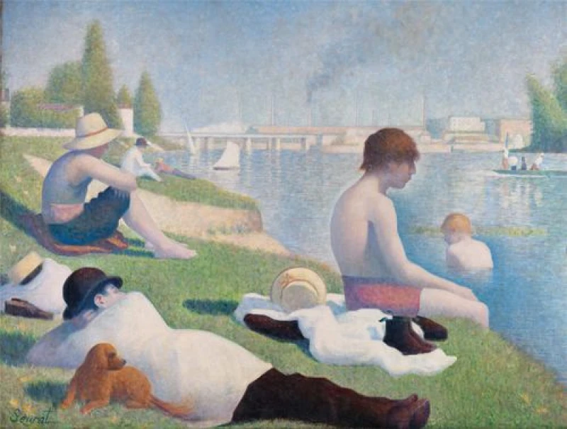 Image of National Gallery Bathers at Asnieres - National Gallery 1000 Piece Jigsaw Puzzle