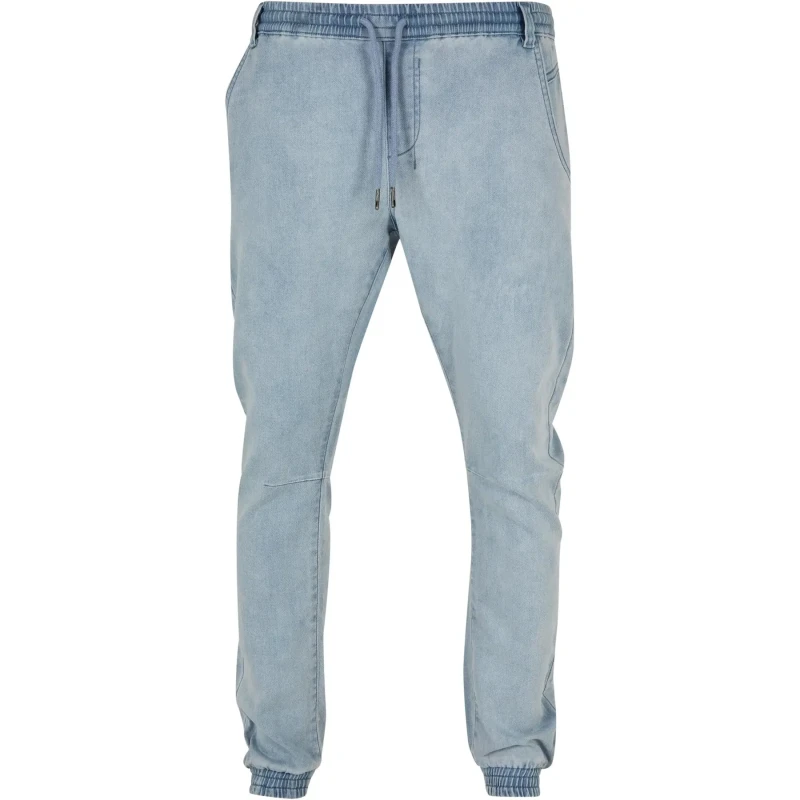 Image of Urban Classics Knitted denim joggers Urban Classics Bleu Male L