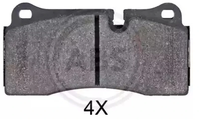 Image of A.B.S. 35085 Brake pad set prepared for wear warning indicator Brake Pad Set,disc brake (402)