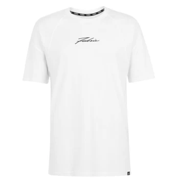 Image of Fabric Large Logo T Shirt Ladies - White
