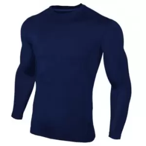 image of Carta Sport Childrens/Kids Long-Sleeved Base Layer Top (M) (Navy)