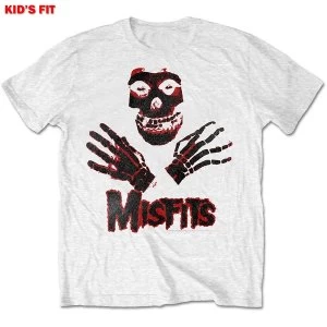 Image of Misfits - Hands Kids 11 - 12 Years T-Shirt - White