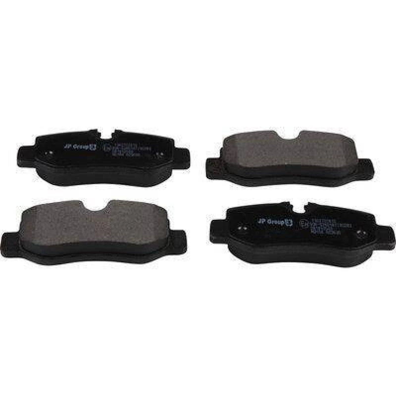 Image of JP GROUP 1363702810 Brake pad set JP Rear Axle, prepared for wear warning indicator Brake Pad Set,disc brake (402)