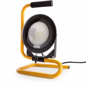 image of Defender - E204020 LEDDF1200 Floor Light, Yellow/Black, 20 w/ 240 v