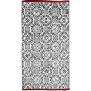 Image of Bedeck of Belfast Grey Cotton and Polyester 'Amaya' Duvet Cover - double